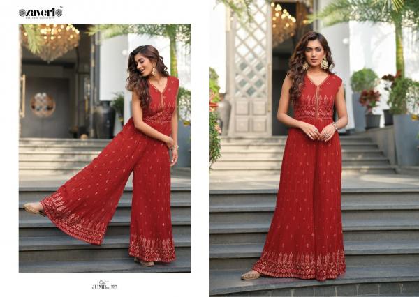 Zaveri Jumpsuit 1 Beautiful Women Wear Readymade Collection